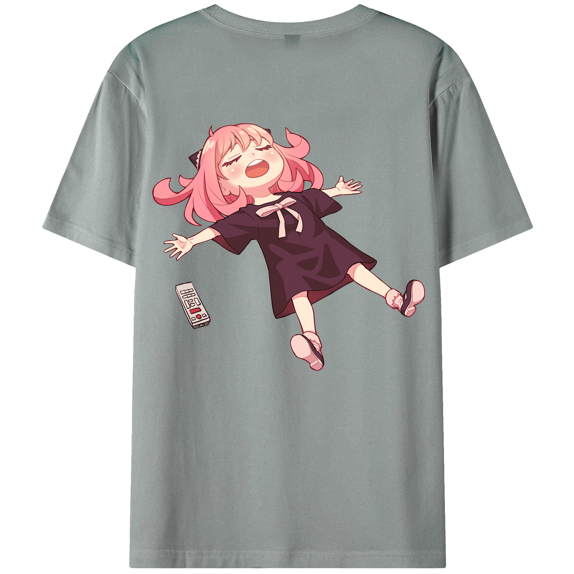 （画像用） SPY×FAMILY间谍家家酒 綿100％ メンズ半袖Tシャツ（バックプリント） 通気性